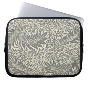 Larkspur, wallpaper design, 1872 laptop sleeve