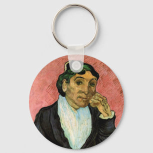 L'Arlesienne (Madame Ginoux) by Vincent van Gogh Key Ring