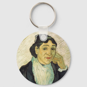 L'Arlesienne (Madame Ginoux) by Vincent van Gogh Key Ring