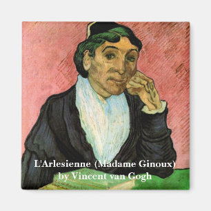 L'Arlesienne (Madame Ginoux) by Vincent van Gogh Magnet