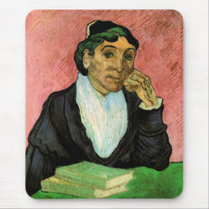 L'Arlesienne (Madame Ginoux) by Vincent van Gogh Mouse Mat