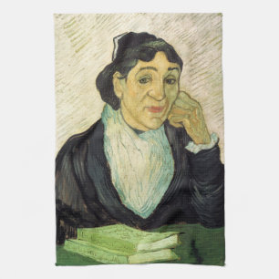 L'Arlesienne (Madame Ginoux) by Vincent van Gogh Tea Towel