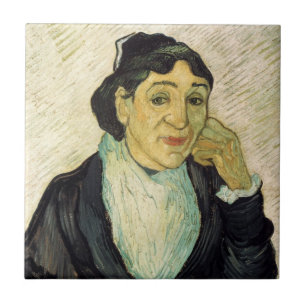 L'Arlesienne (Madame Ginoux) by Vincent van Gogh Tile