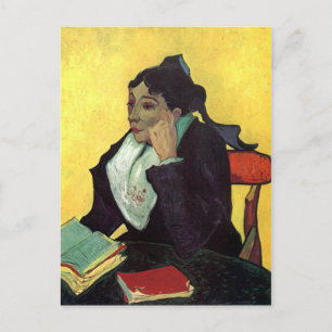 L'Arlésienne: Madame Ginoux with Books Postcard