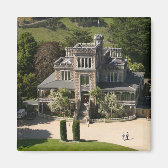 Larnach Castle, Dunedin, New Zealand - aerial Magnet (Front)