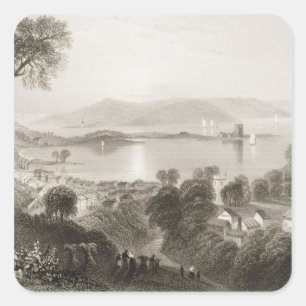 Larne, County Antrim, Northern Ireland Square Sticker