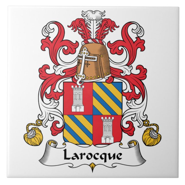 Larocque Family Crest Tile (Front)