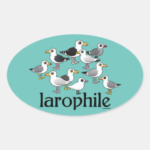 Larophile Oval Sticker