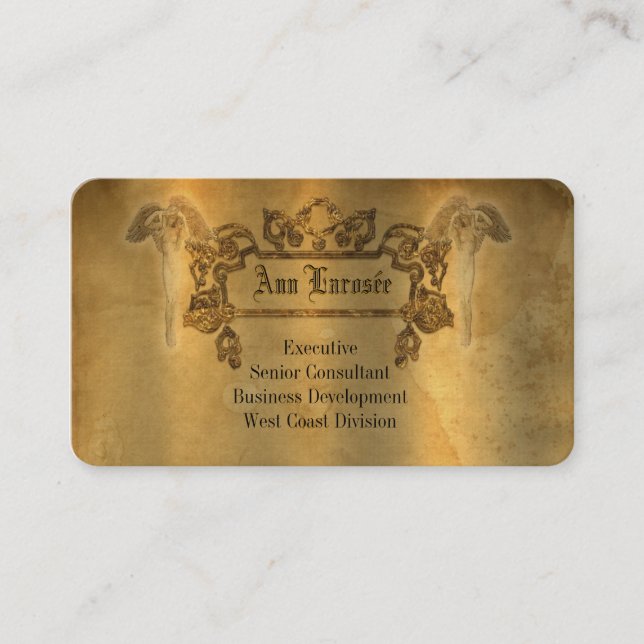 Larosée Biz  Round Edge Customisable Business Card (Front)