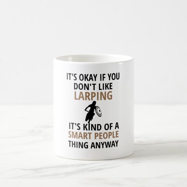 Larping Gift | Larper Live Action Role Playing Coffee Mug (Center)