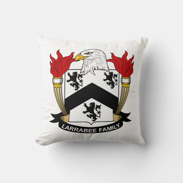 Larrabee Family Crest Cushion (Front)