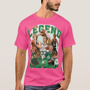 Larry Bird Legend Basketball Signature Vintage Ret T-Shirt
