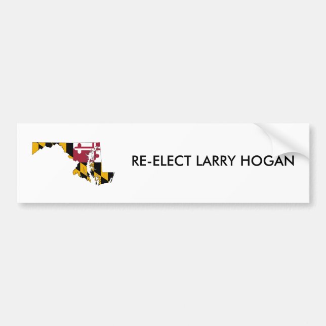 Larry Hogan For Maryland Governor Bumber Sticker (Front)