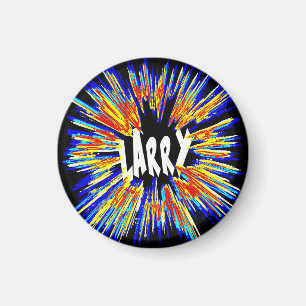 Larry Name Star Magnet