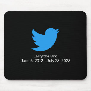 Larry the bird Twitter retirement  Mouse Mat