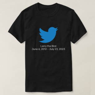 Larry the bird Twitter retirement T-Shirt