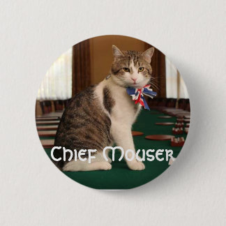 Larry the Downing Street Cat chief mouser badge