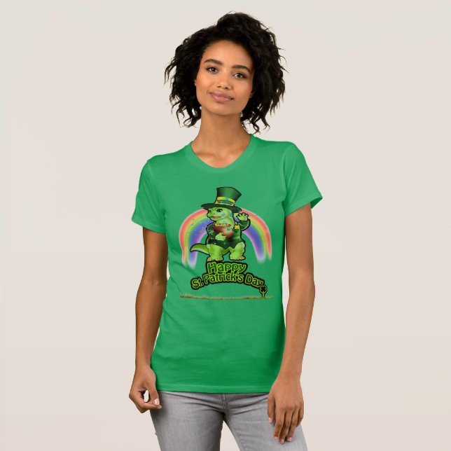 Larry the Lizard: A Leprechaun in Training T-Shirt (Front Full)
