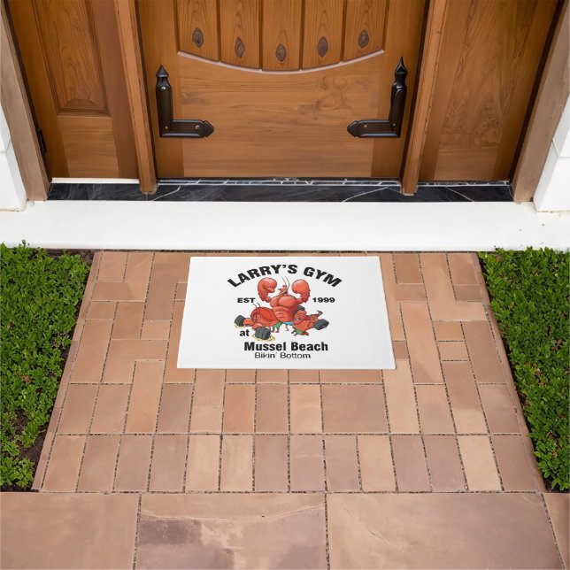 Larry's Gym At Mussel Beach Doormat (Outdoor)