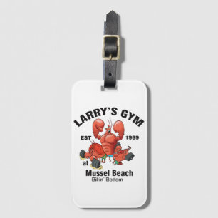 Larry's Gym At Mussel Beach Luggage Tag