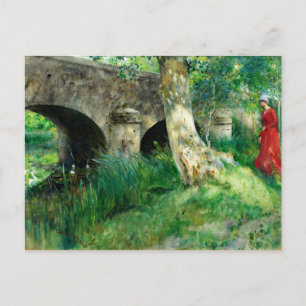 Larsson - Bridge in Grez Postcard