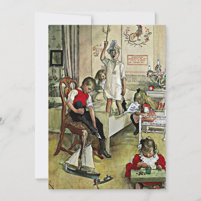 Larsson - Christmas Morning Card (Front)