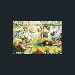 Larsson - Cray Fishing Canvas Print<br><div class="desc">Cray Fishing,  vintage artwork by Swedish artist Carl Larsson</div>