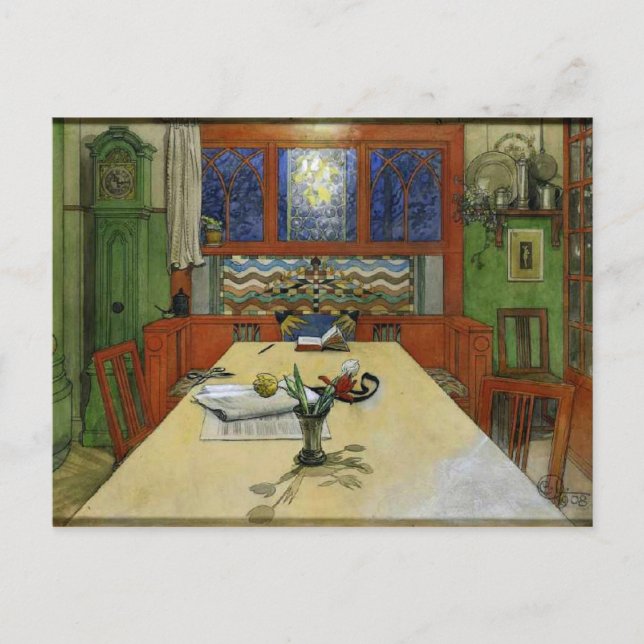 Larsson - Evening, Interior Postcard (Front)