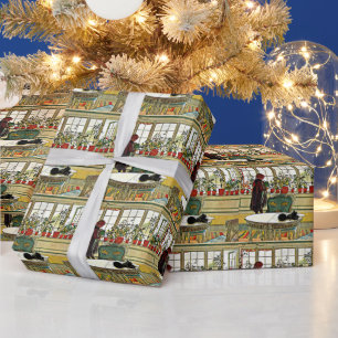 Larsson, Flowers on the Windowsill Wrapping Paper