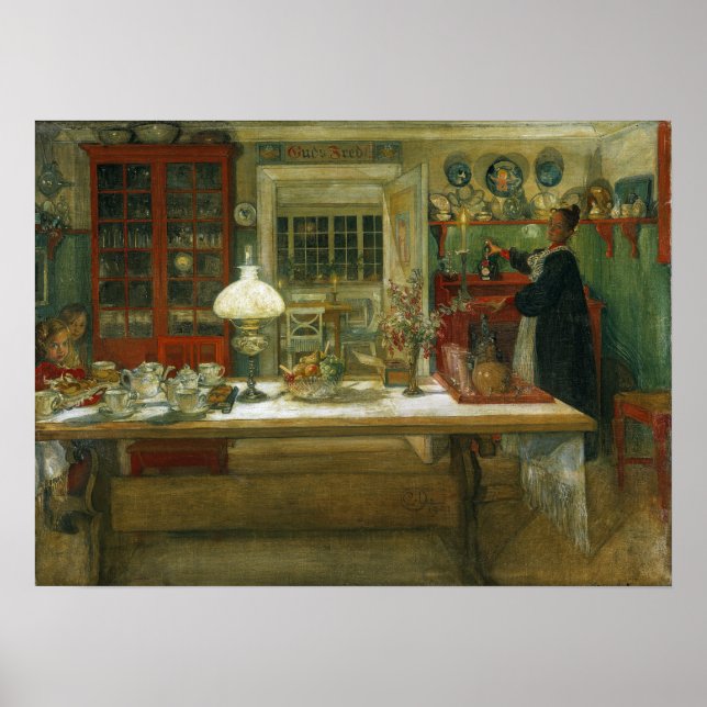 Larsson - Getting Ready For A Game 1896 Poster (Front)