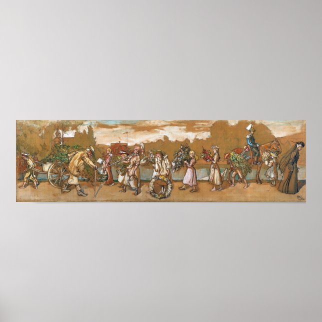 Larsson - Outdoors Blows The Summer Wind Poster (Front)