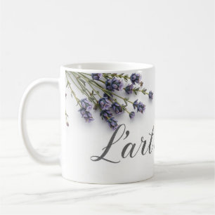 L'Art de Vivre Minimalist French Typography Coffee Mug