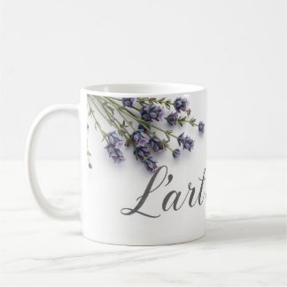L'Art de Vivre Minimalist French Typography Coffee Mug