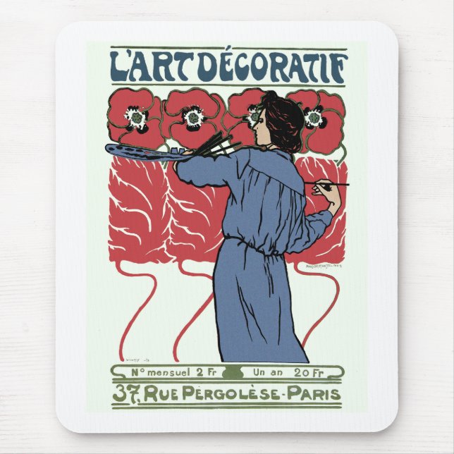 L'Art Decoratif Mouse Mat (Front)