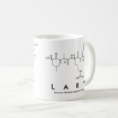 Lary peptide name mug (Front Right)