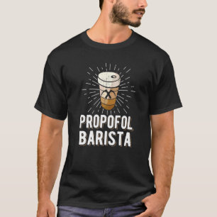 Laryngoscope & Intensive Care Anaesthesia  Barista T-Shirt