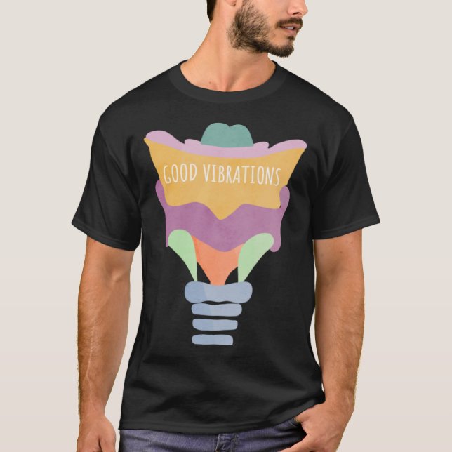 Larynx Pun Good Vibrations T-Shirt (Front)