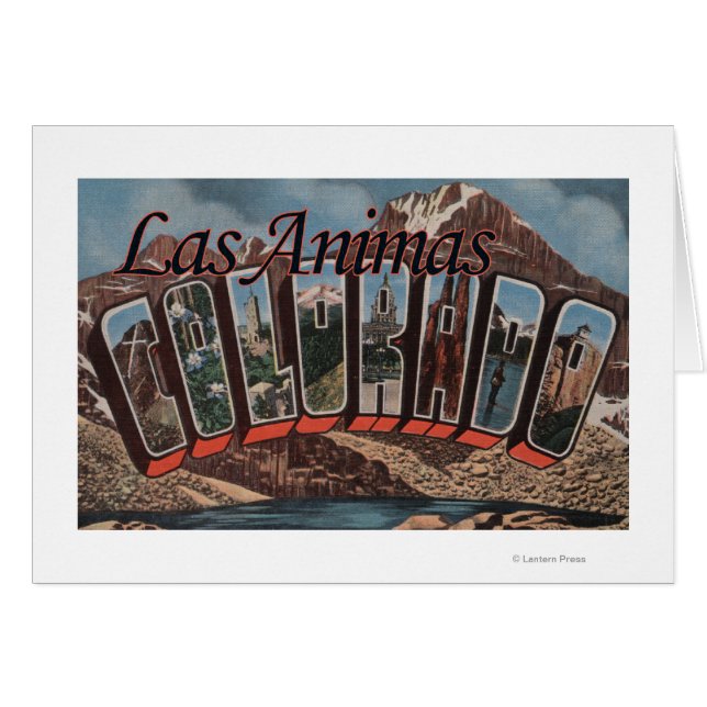 Las Animas, Colorado - Large Letter Scenes (Front Horizontal)