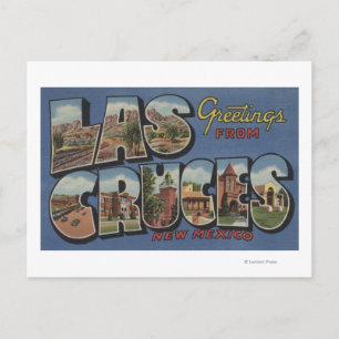 Las Cruces, New Mexico - Large Letter Scenes 2 Postcard