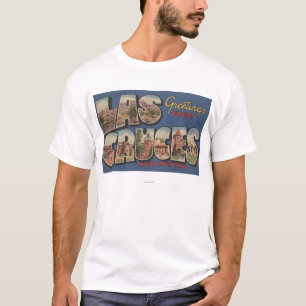 Las Cruces, New Mexico - Large Letter Scenes T-Shirt