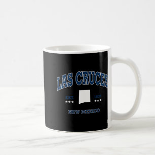 Las Cruces New Mexico Nm Throwback Navy Vintage At Coffee Mug