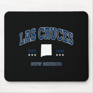 Las Cruces New Mexico Nm Throwback Navy Vintage At Mouse Mat