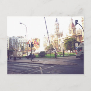 Las Fallas De Valencia Spain Postcard