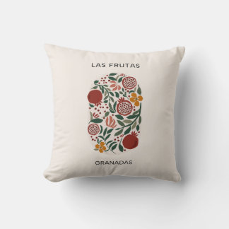 Las Frutas: Granadas - Pomegranate Market Cushion