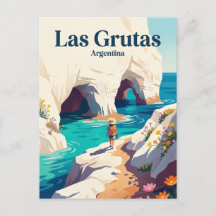 Las Grutas Argentina Postcard