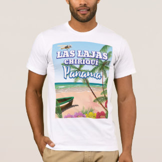 Las Lajas, Chiriquí Panama Beach travel poster T-Shirt