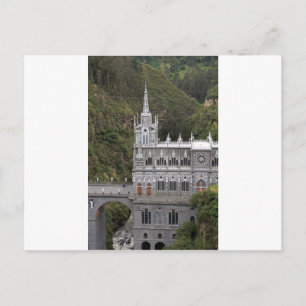 Las Lajas sanctuary basilica church Colombia Postcard