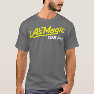 LAs MAGIC 106 FM Retro Defunct Radio Station T-Shirt