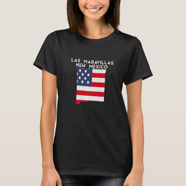 LAS MARAVILLAS USA State America Travel New Mexica T-Shirt (Front)