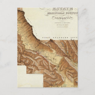 Las Mariposas Estate Mariposas County California Postcard